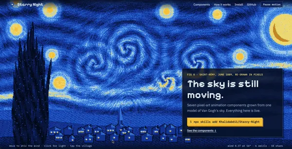 Starry Night 的演示视频